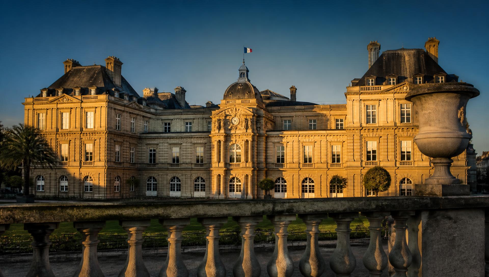 Le Palais du Luxembourg, siège du Sénat, à Paris